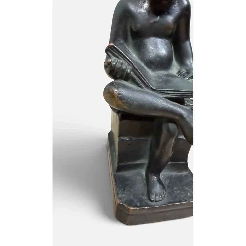 Antique 1920s Art Deco Pompeian Bronze Co. 